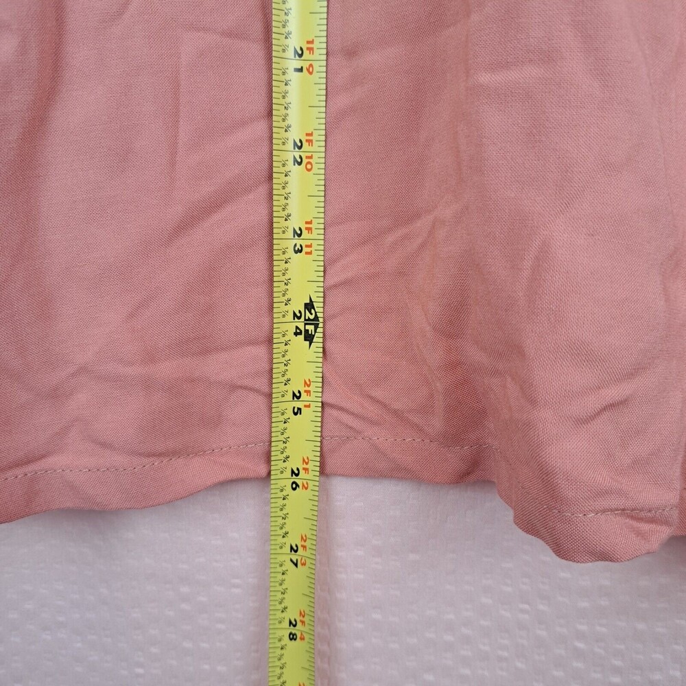 Blair Lightweight Nice Peach Color Rayon Top Size M Dolman Short Sleeve - Picture 2 of 11